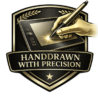 "HDart" Handdrawn Digital Art - inspired by your passion